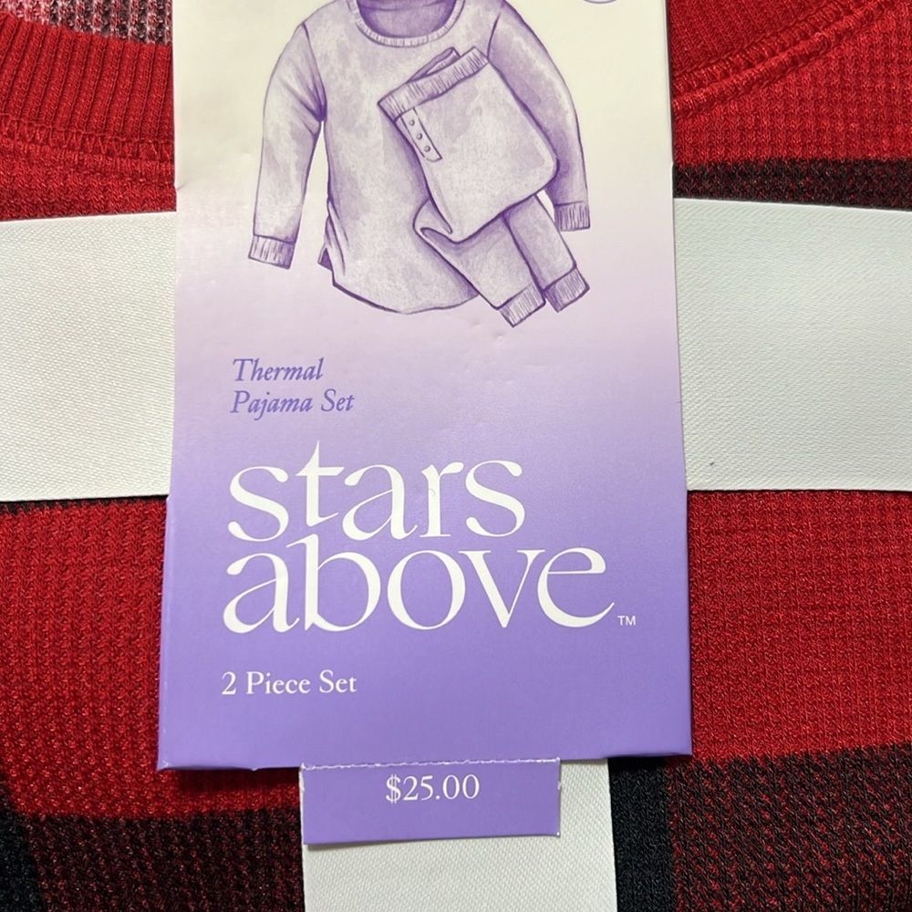 Stars Above Intimates & Sleepwear Stars Above Plaid Thermal Pajama Set - Picture 6 of 7